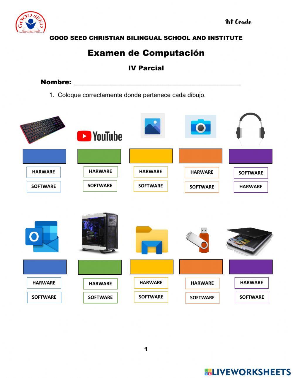 Examen de Computación IV Parcial