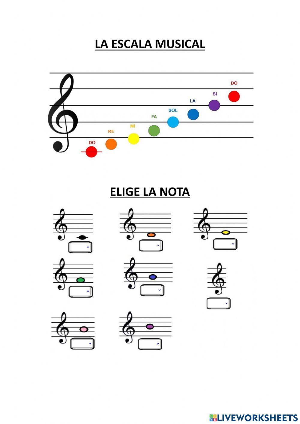 La escala musical