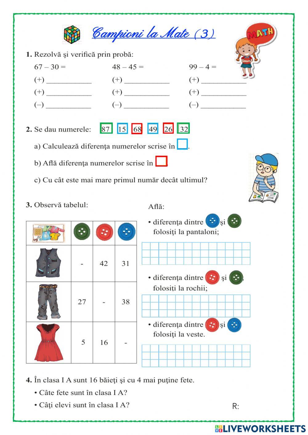 Recapitulare semestrială 3