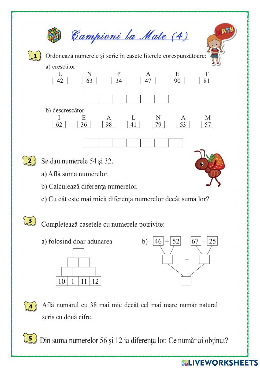 Recapitulare semestrială 3
