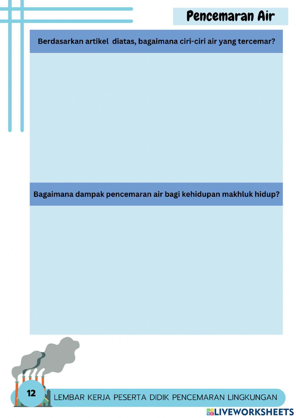 Pencemaran lingkungan