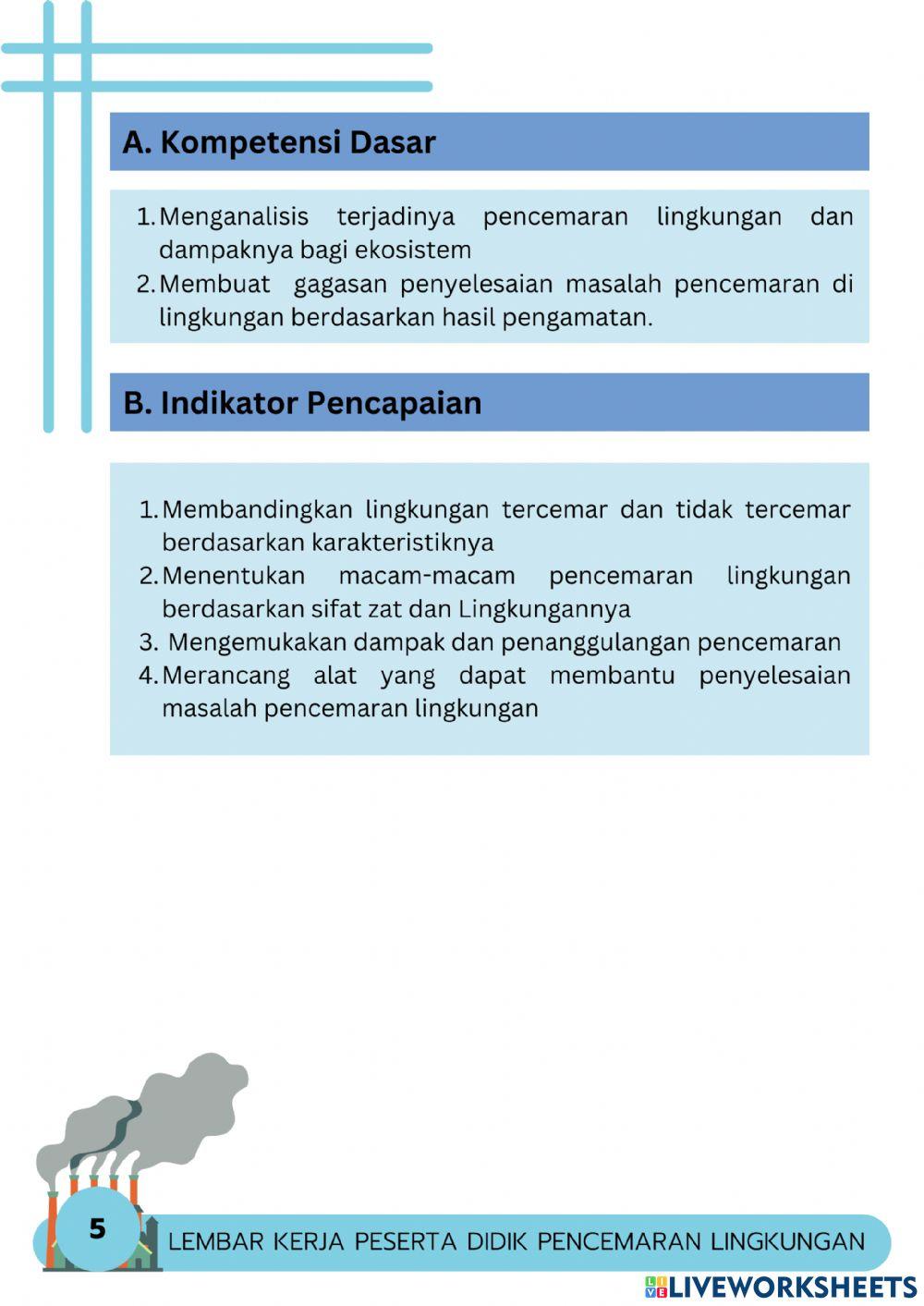 Pencemaran lingkungan