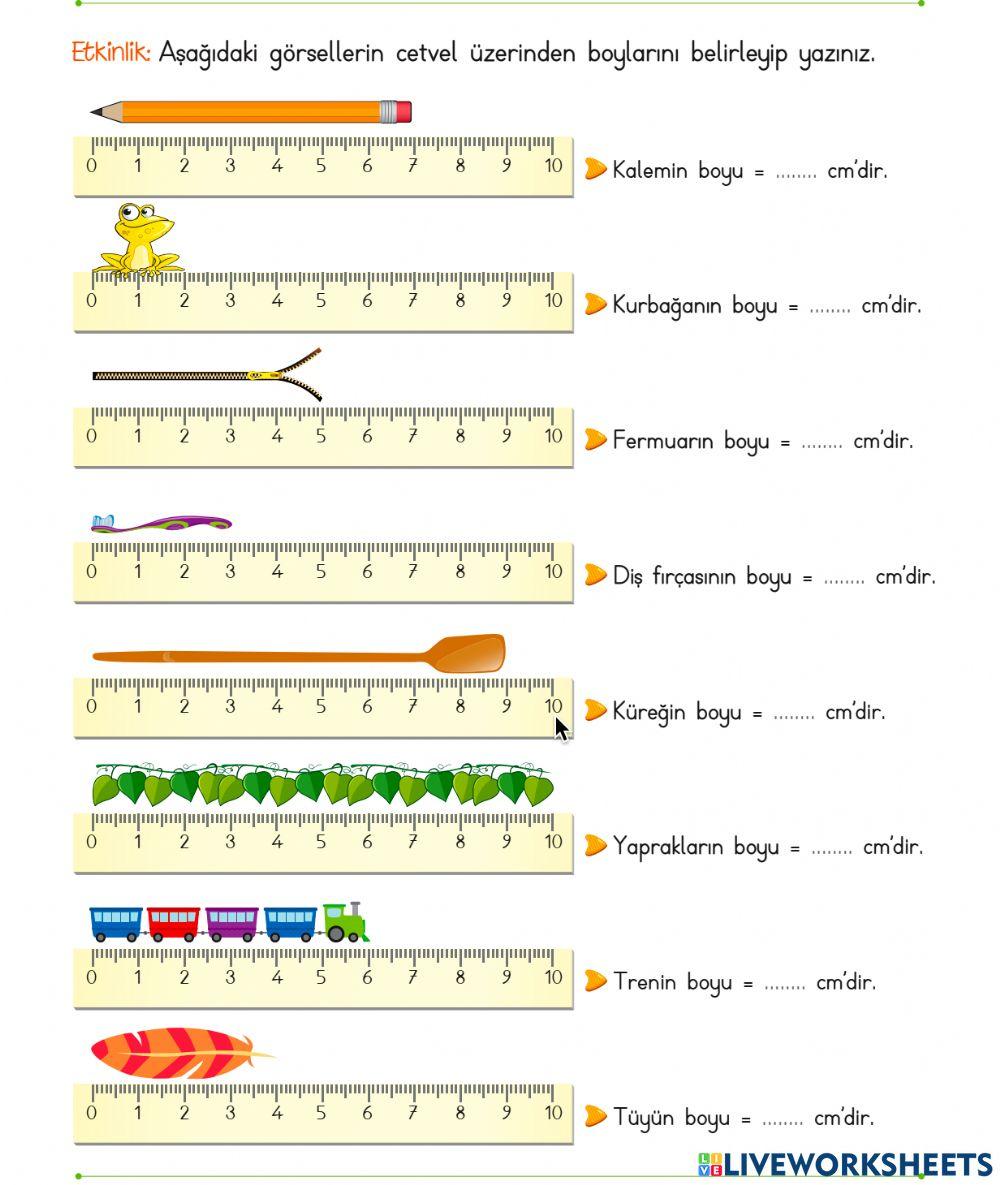 Uzunlukları Ölçelim