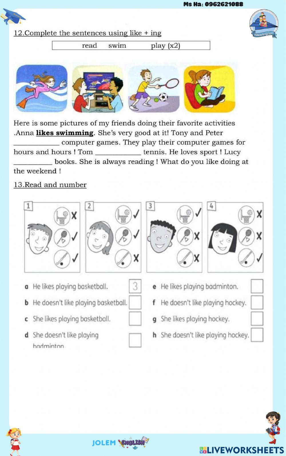 Fa3 U2 My weekend L3+4