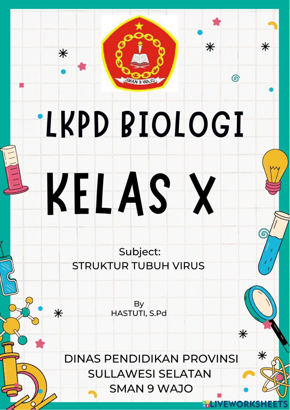 Struktur tubuh virus