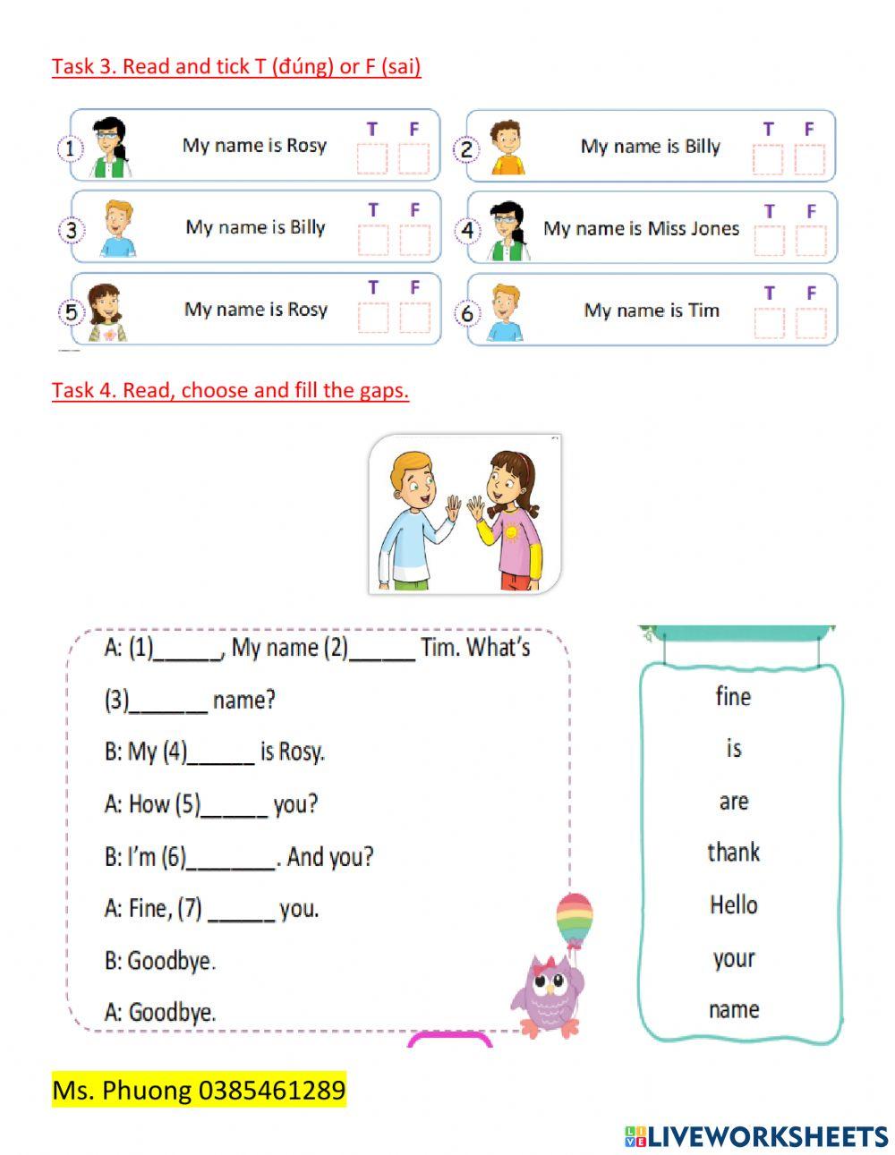 Ms. Phuong - FF 3 - ne  - Unit Starter. lesson 1