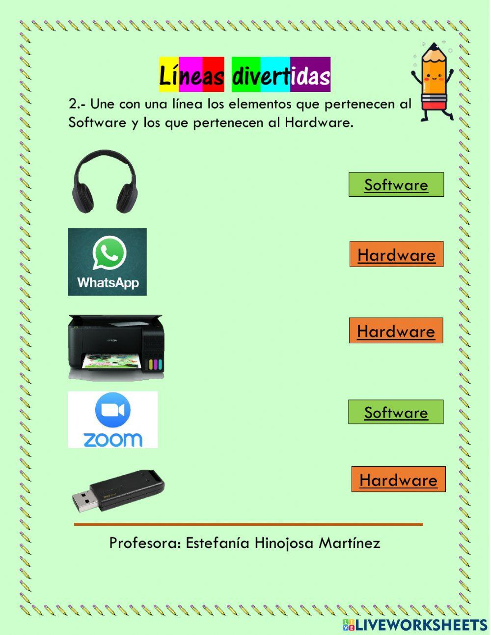 Hardware y Software online exercise for | Live Worksheets