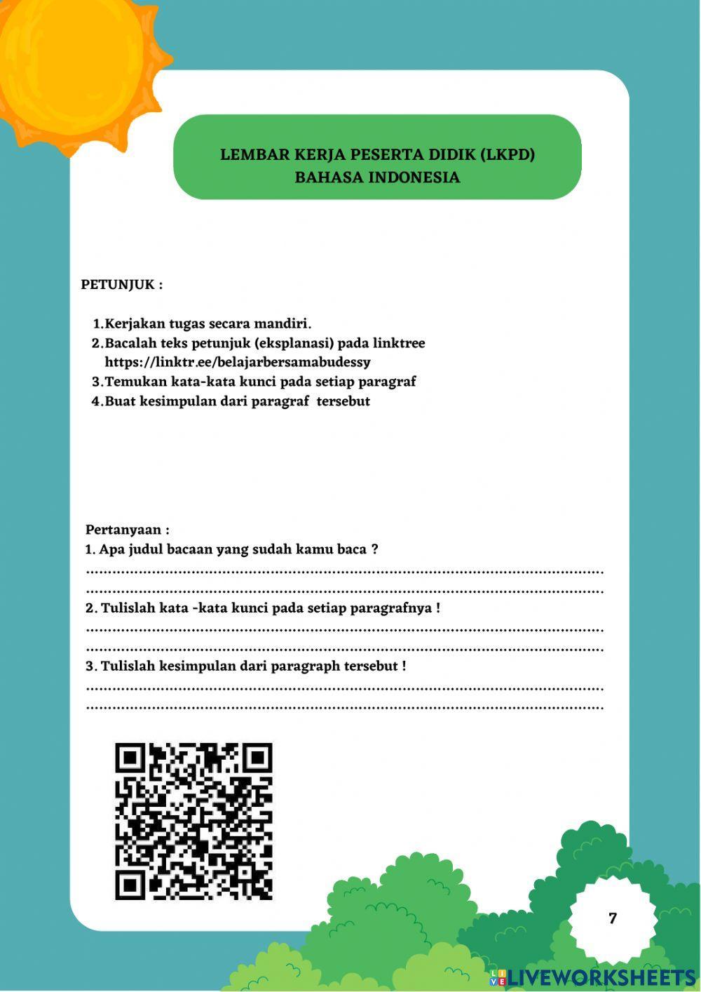 LKPD Bahasa Indonesia
