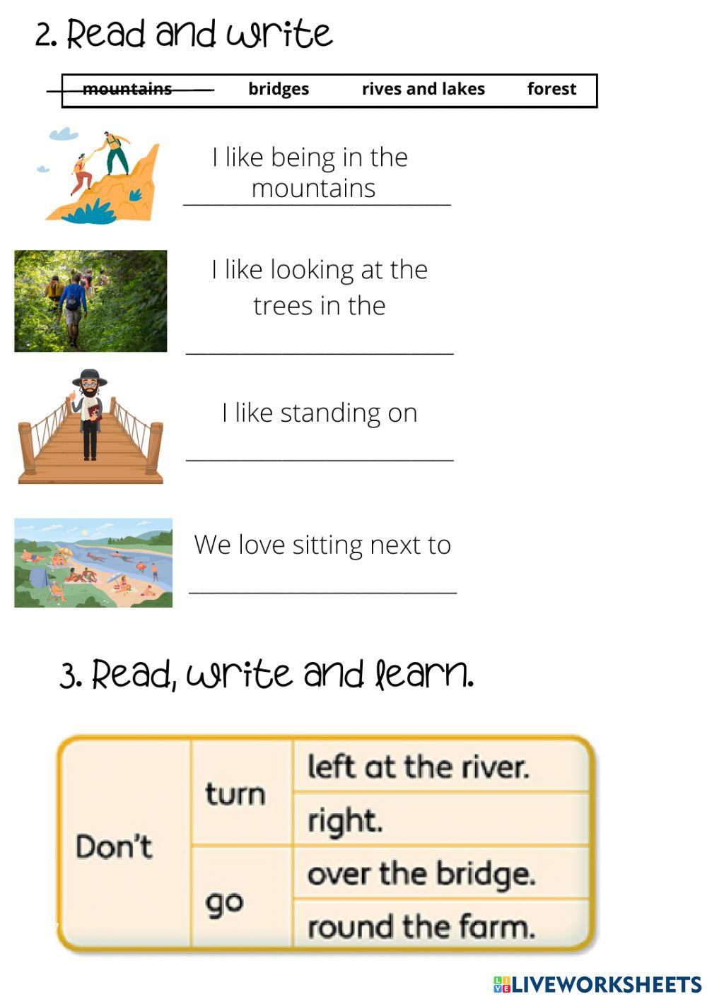 Ficha 2.Unit 6. 4º primaria. Vocabulary and grammar Ficha 2.Unit 6. 4º primaria. Vocabulary and grammar