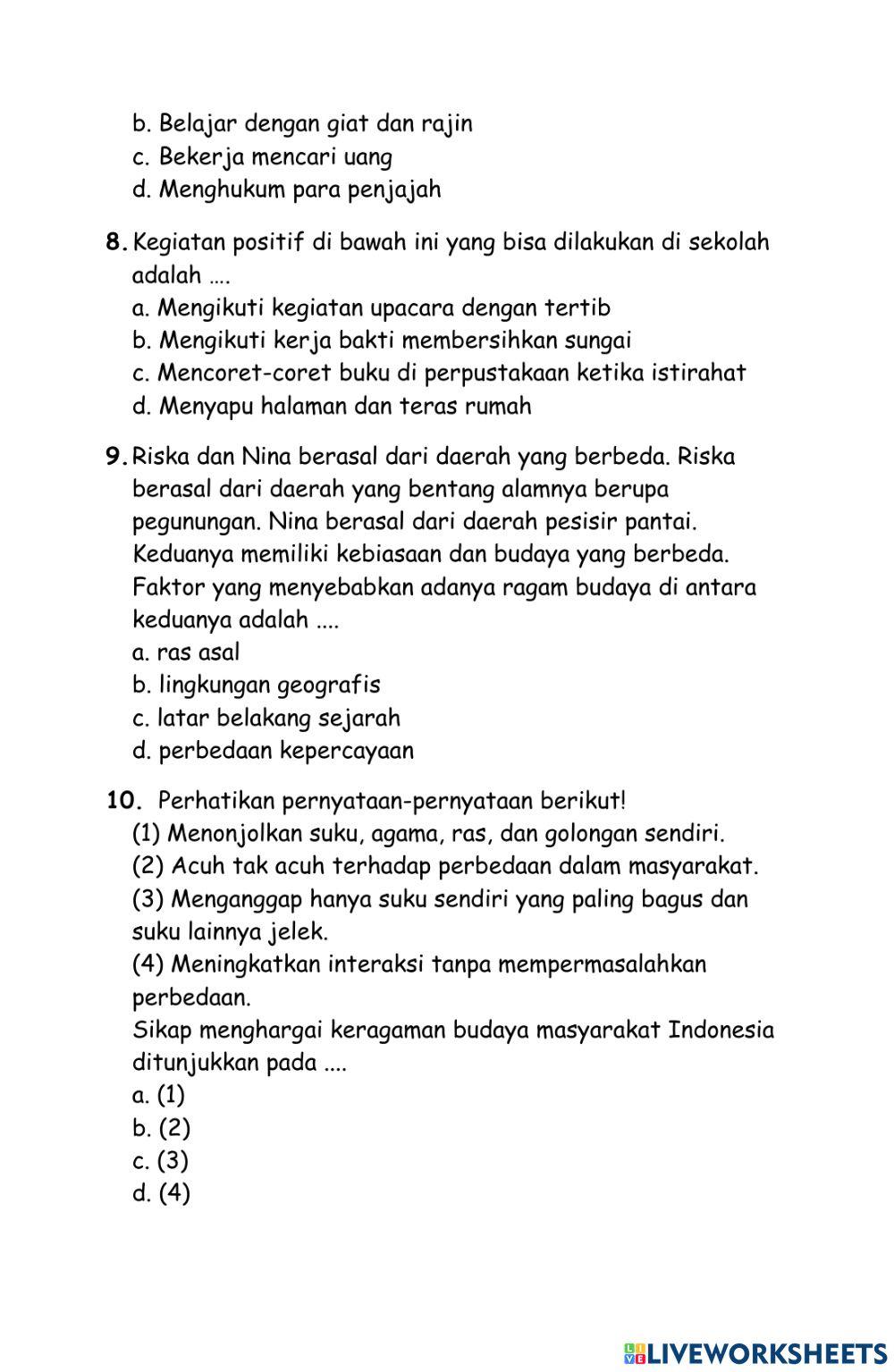 Kelas 5 Tema 7