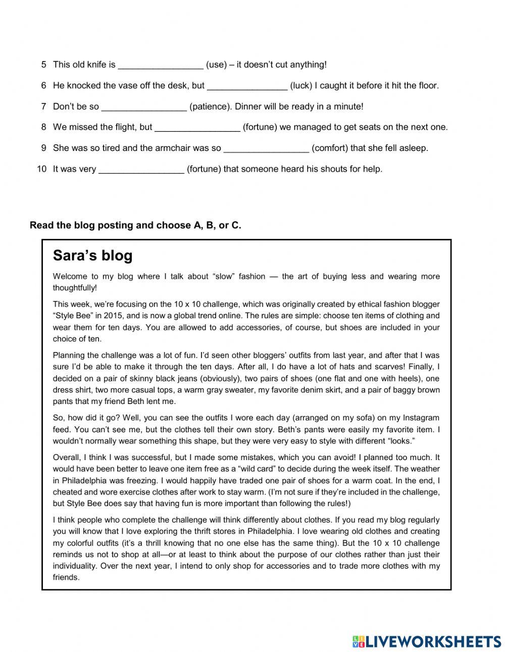 Adults b1+ m3 - midterm test