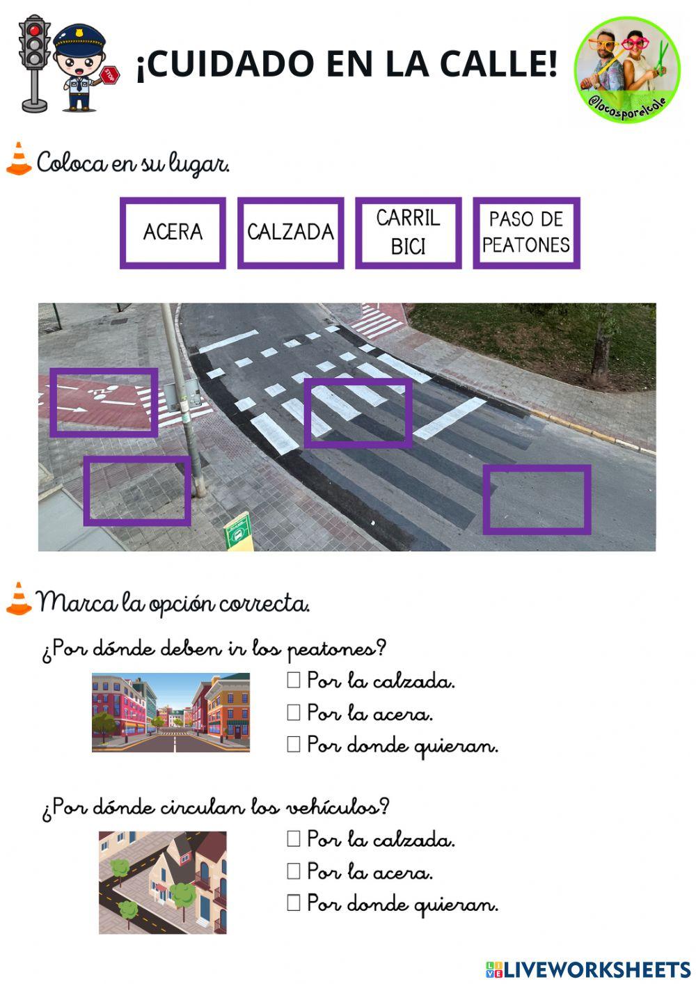 ¡Cuidado en la calle!