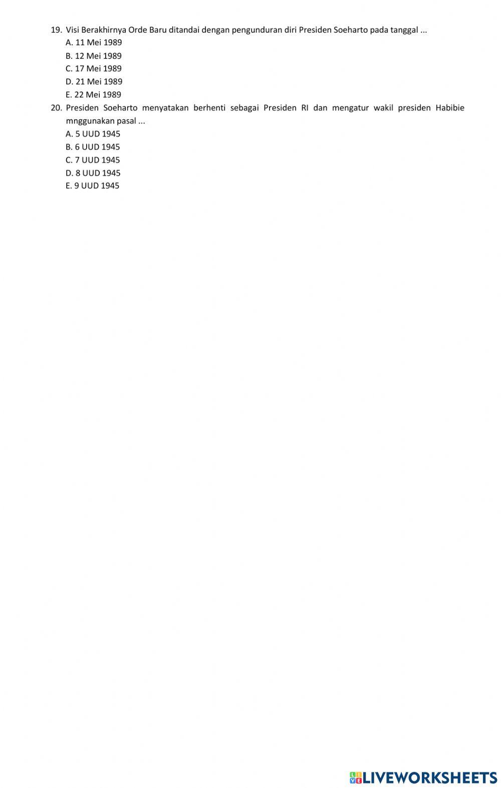 Soal PPKN SAS 2 KELAS 10