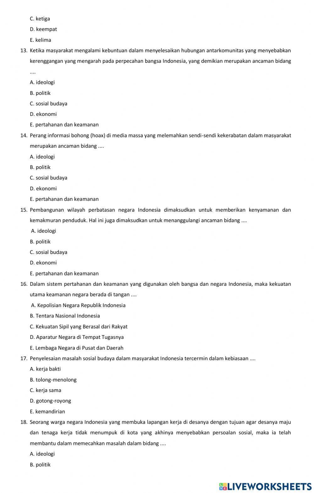 SOAl PPKN SAS 2 KELAS 11