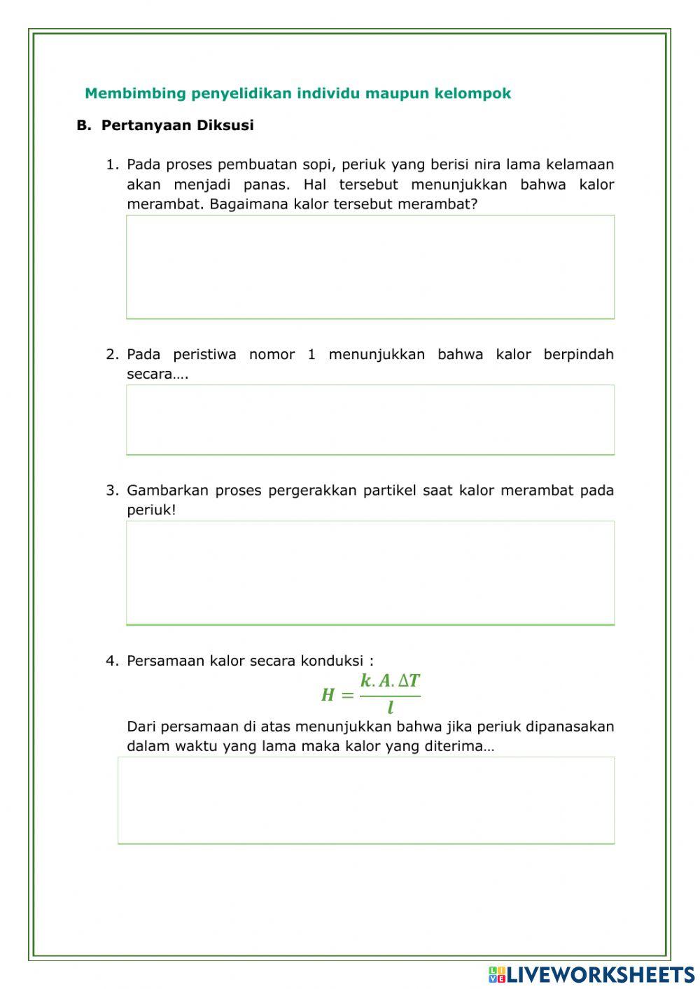 Lkpd Perpindahan kalor