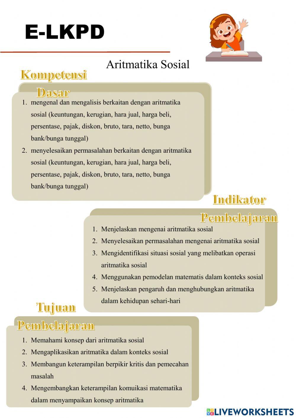 Aritmatika Sosial