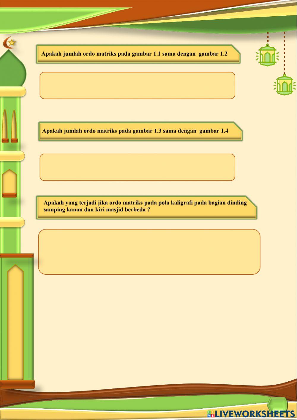 Pengenalan ordo matriks