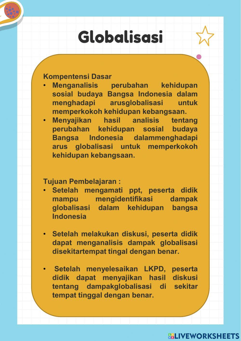 Lkpd globalisasi smp