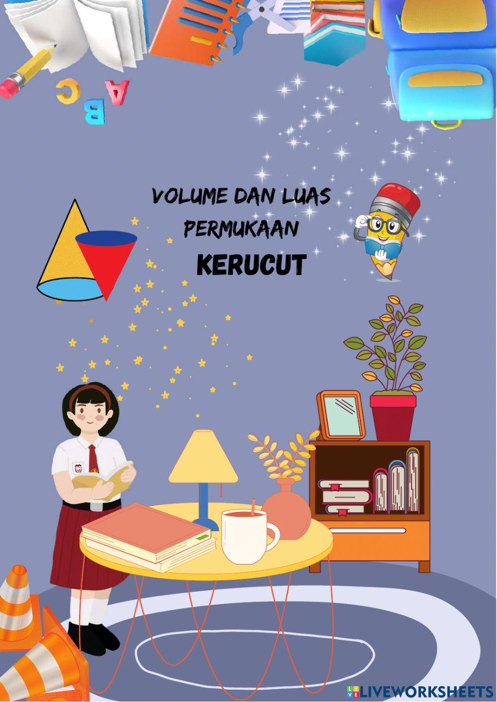 Lkpd bangun ruang kerucut