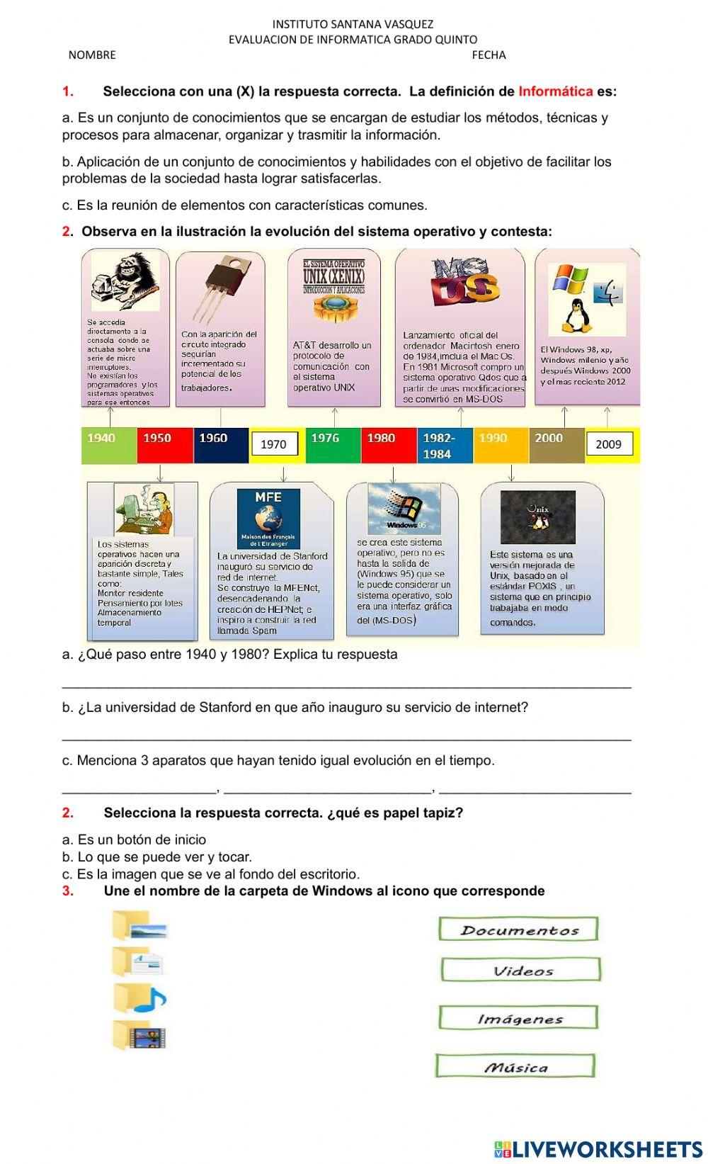 Evaluacion de infor sem 1
