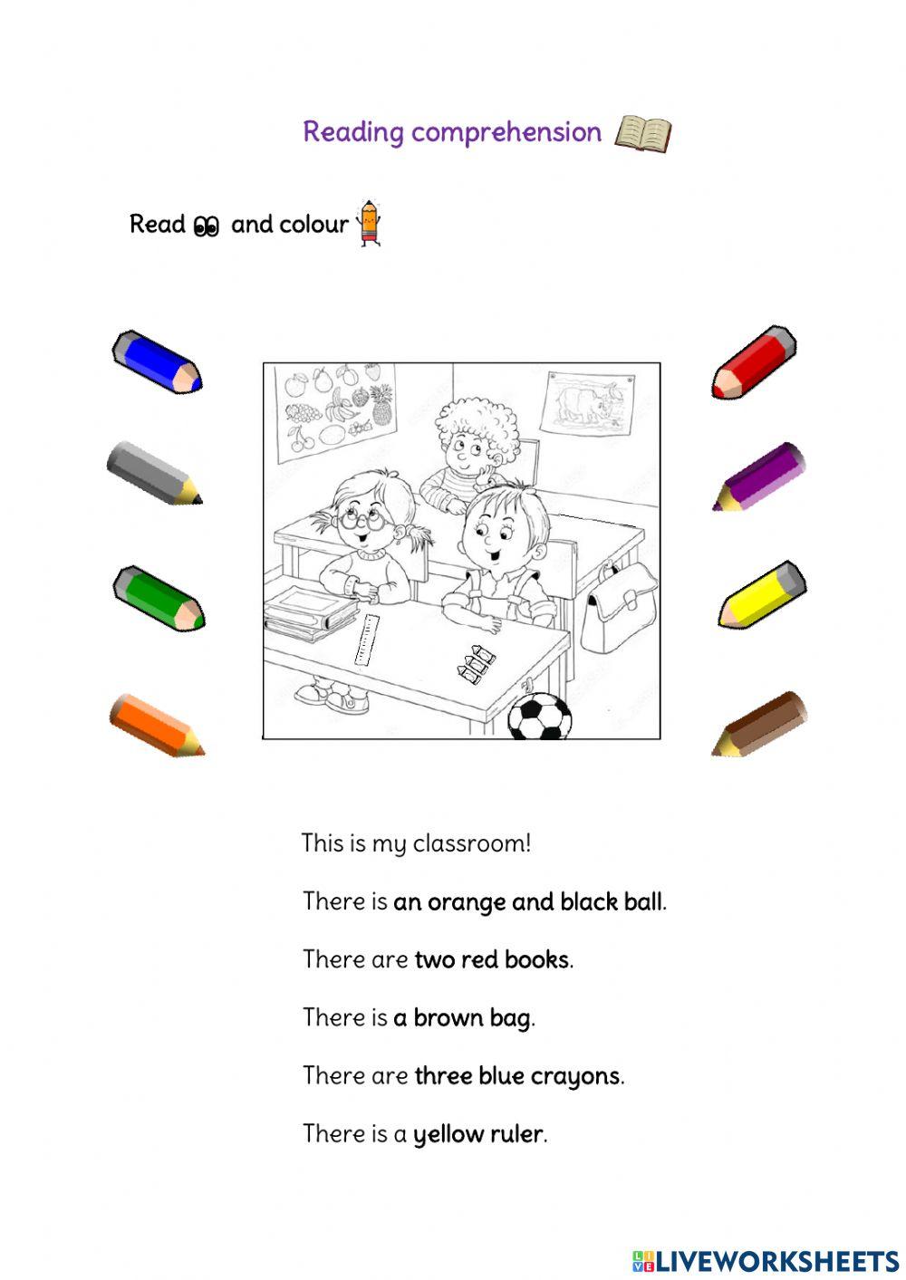 Reading comprehension