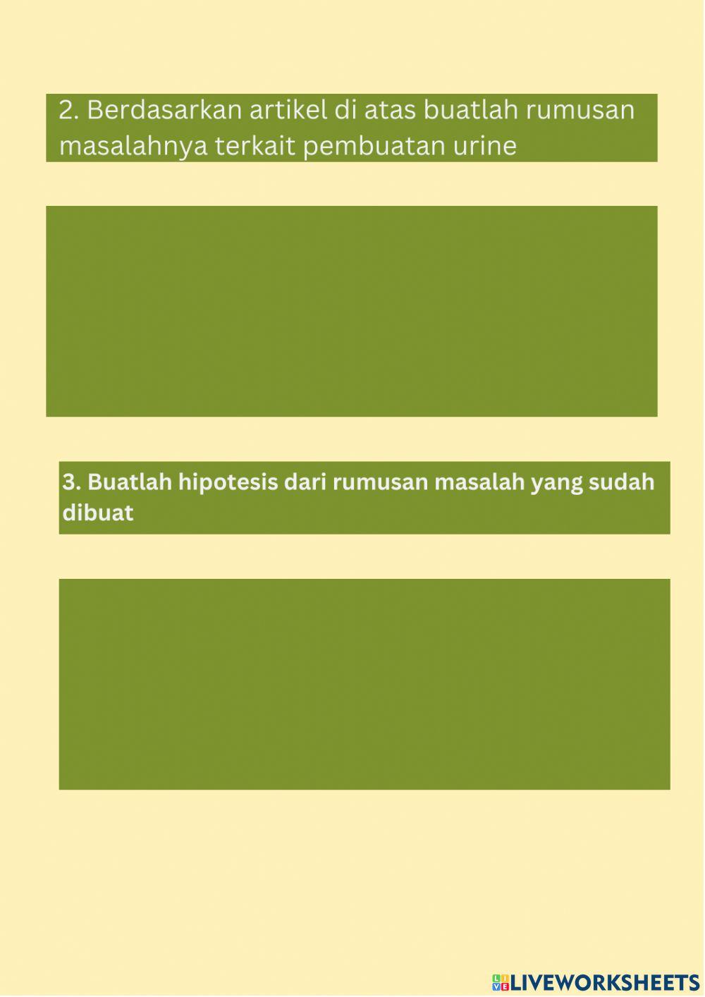 Lkpd sistem ekskresi manusia