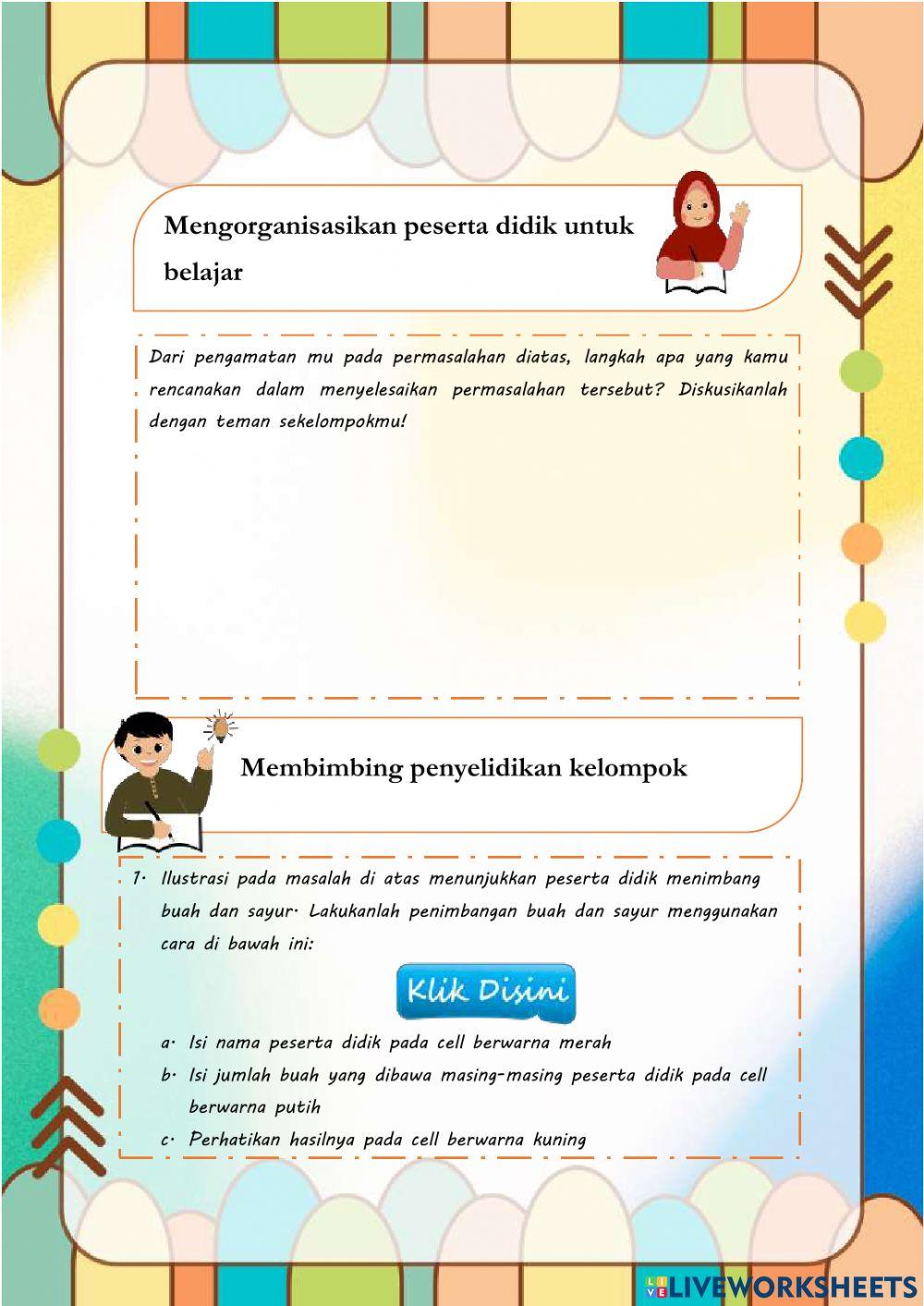 LKPD Persamaan Linear Satu Variabel Pertemuan 1