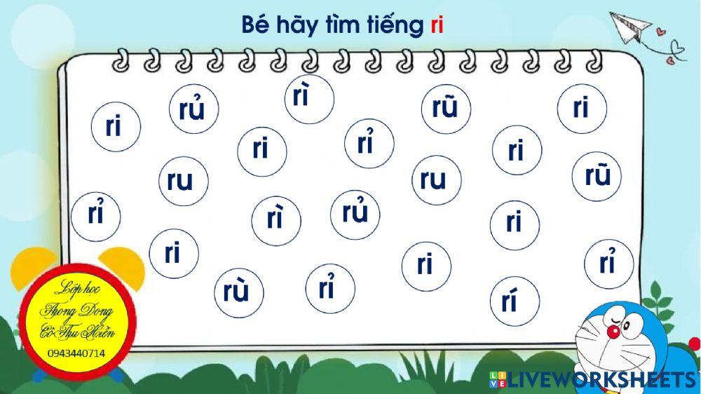 Ôn tập ghép vần