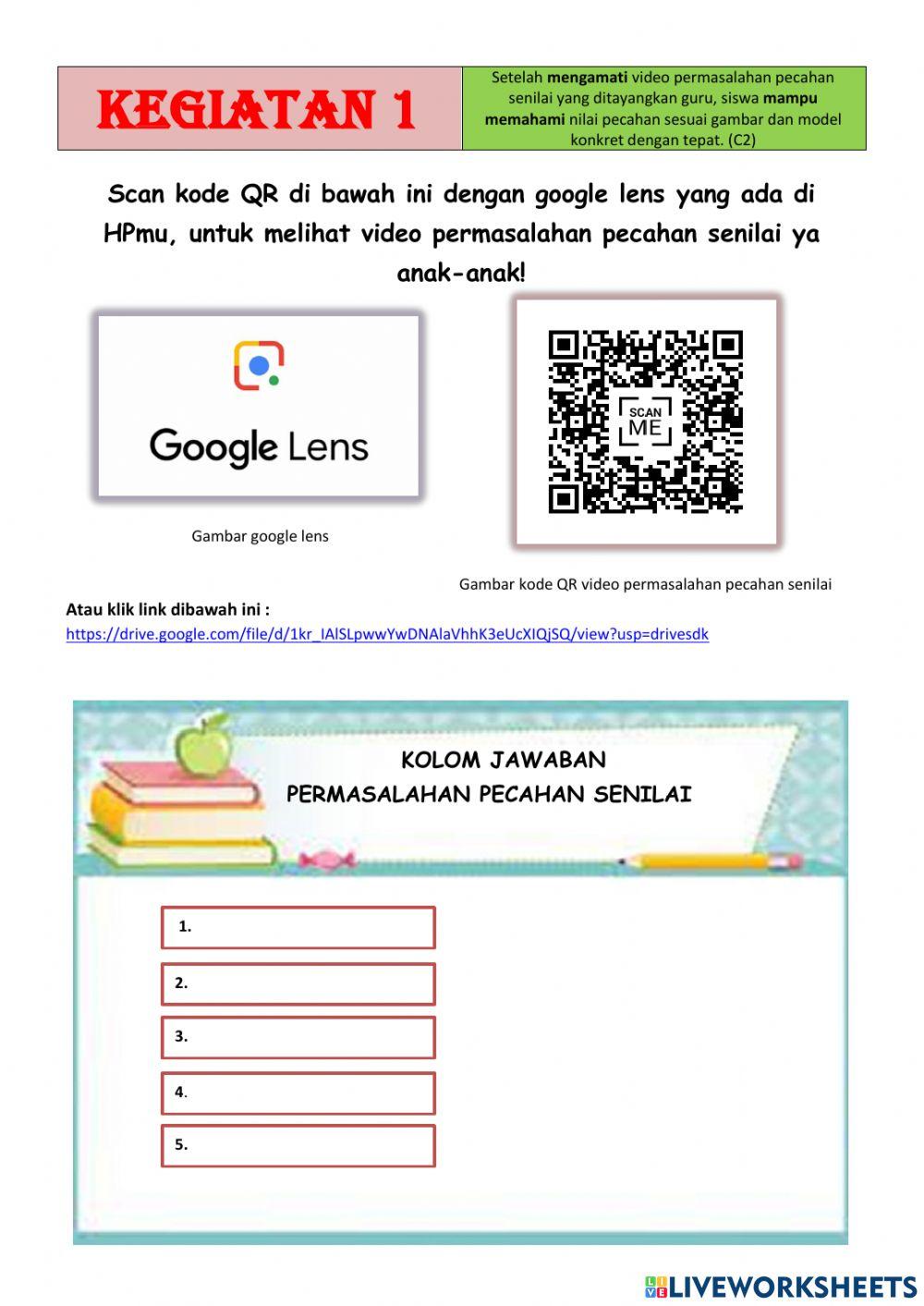 Lkpd matematika pecahan senilai kelas 4 sd negeri 009 rambah hilir