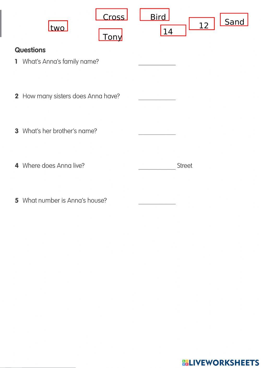 Movers 1 End of Year test Listening