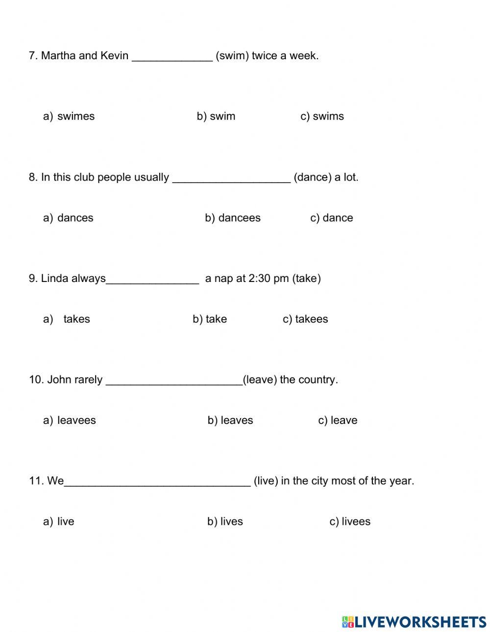 Simple Present Tense