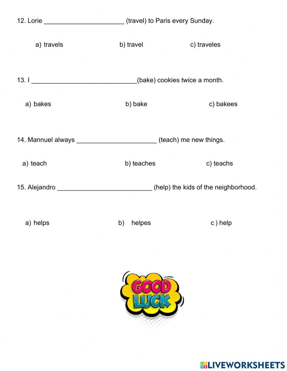Simple Present Tense