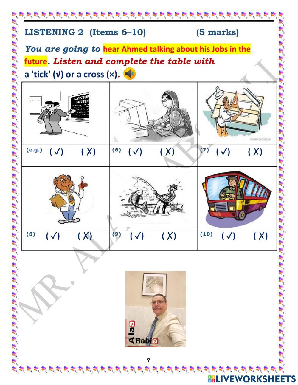 Grade 6 s1 Listening 2