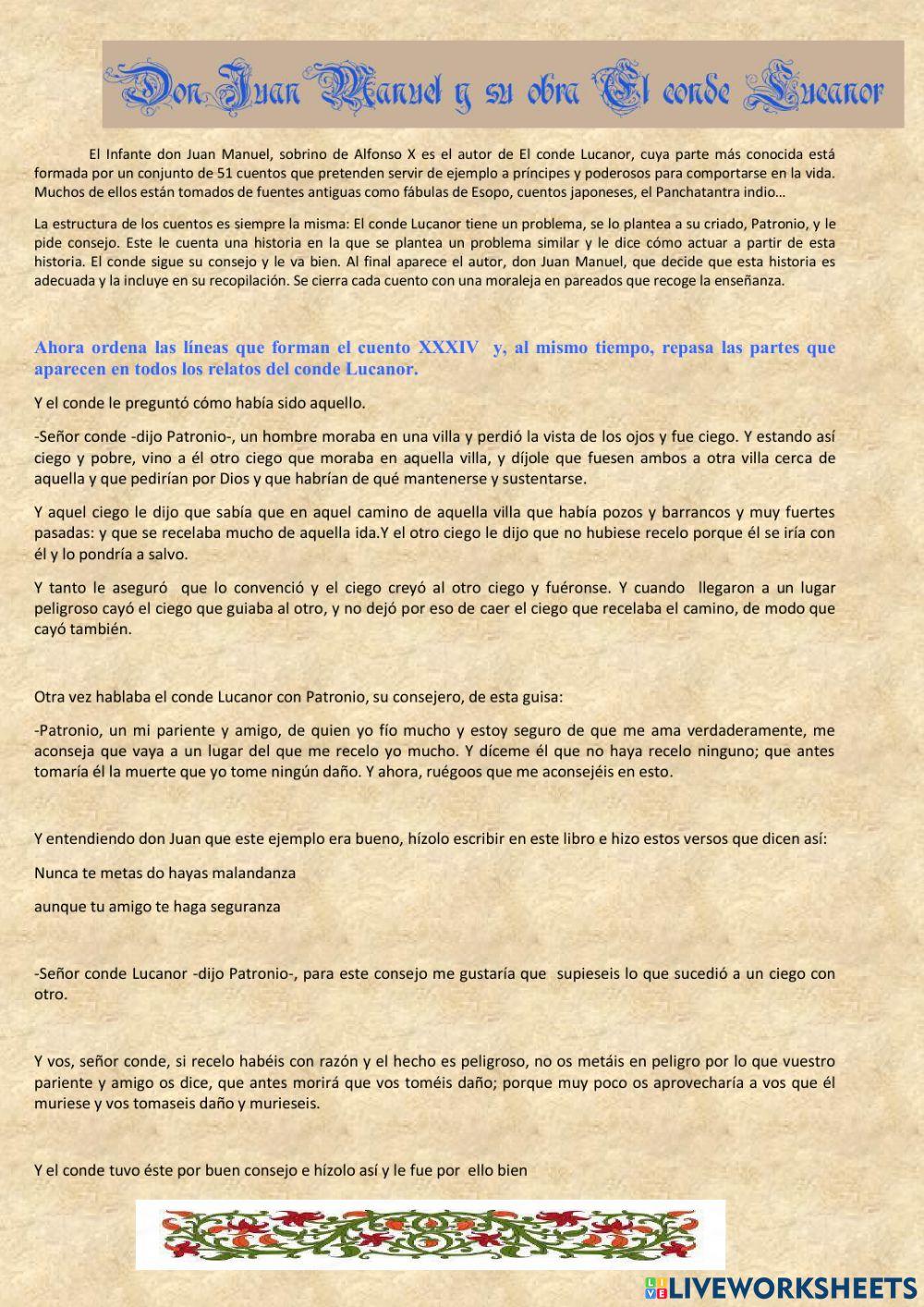 Prosa medieval:la escuela de traductores de Toledo y don Juan Manuel