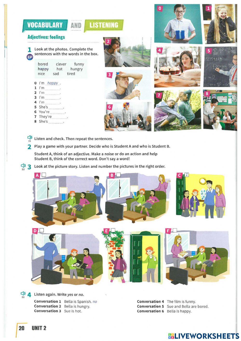 Prepare 2nd Edition Level 1 Unit 2