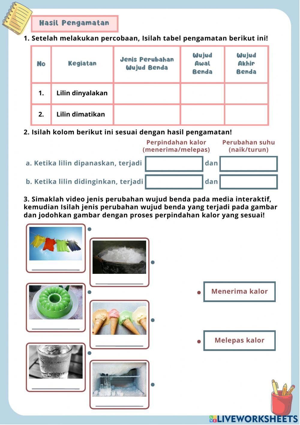Perubahan Wujud Benda