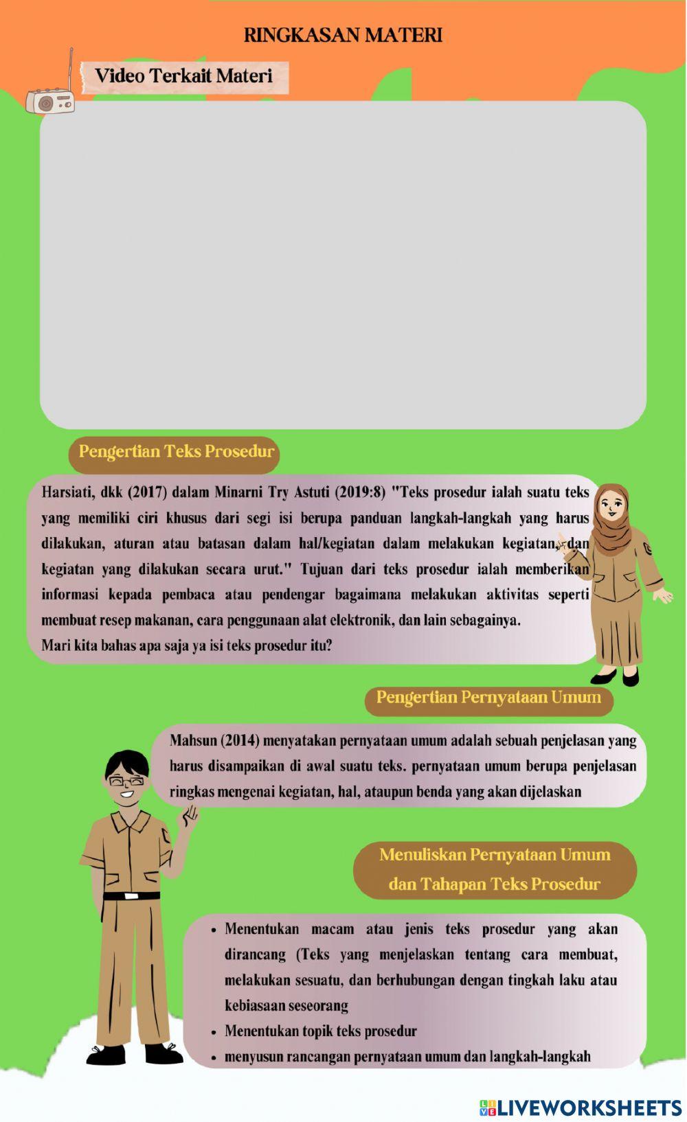 LKPD Materi Teks Prosedur Kelas XI SMA