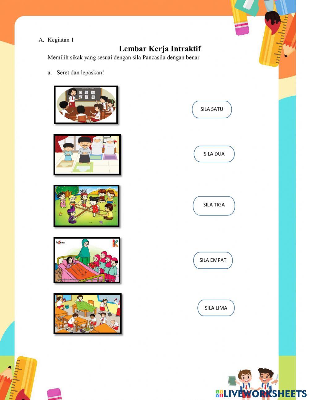 Perilaku sesuai sila pancasila