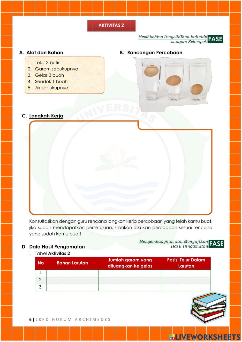Lkpd hukum archimedes