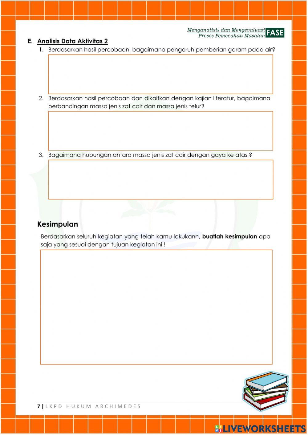 Lkpd hukum archimedes