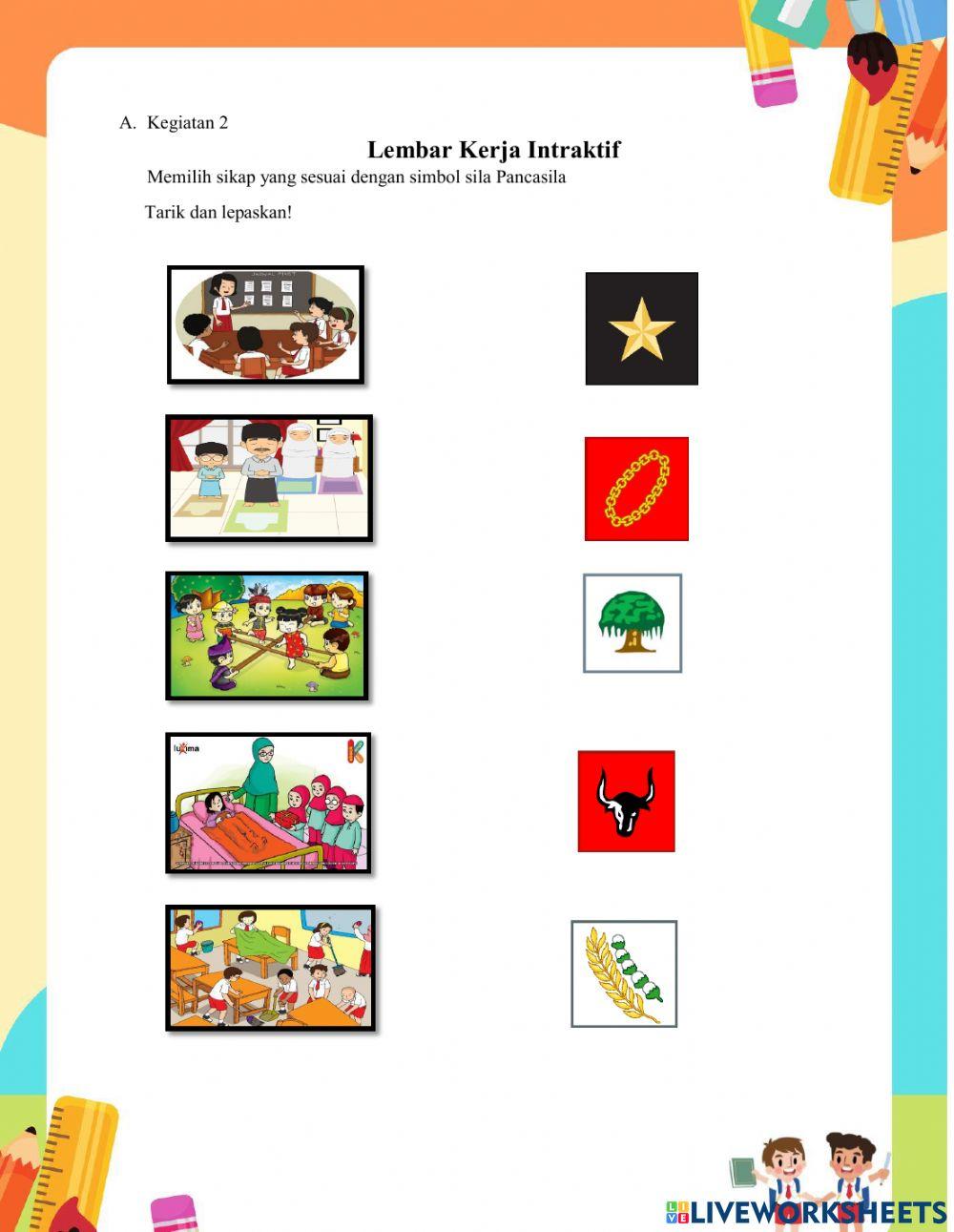 Sikap sesuai nilai pancasila