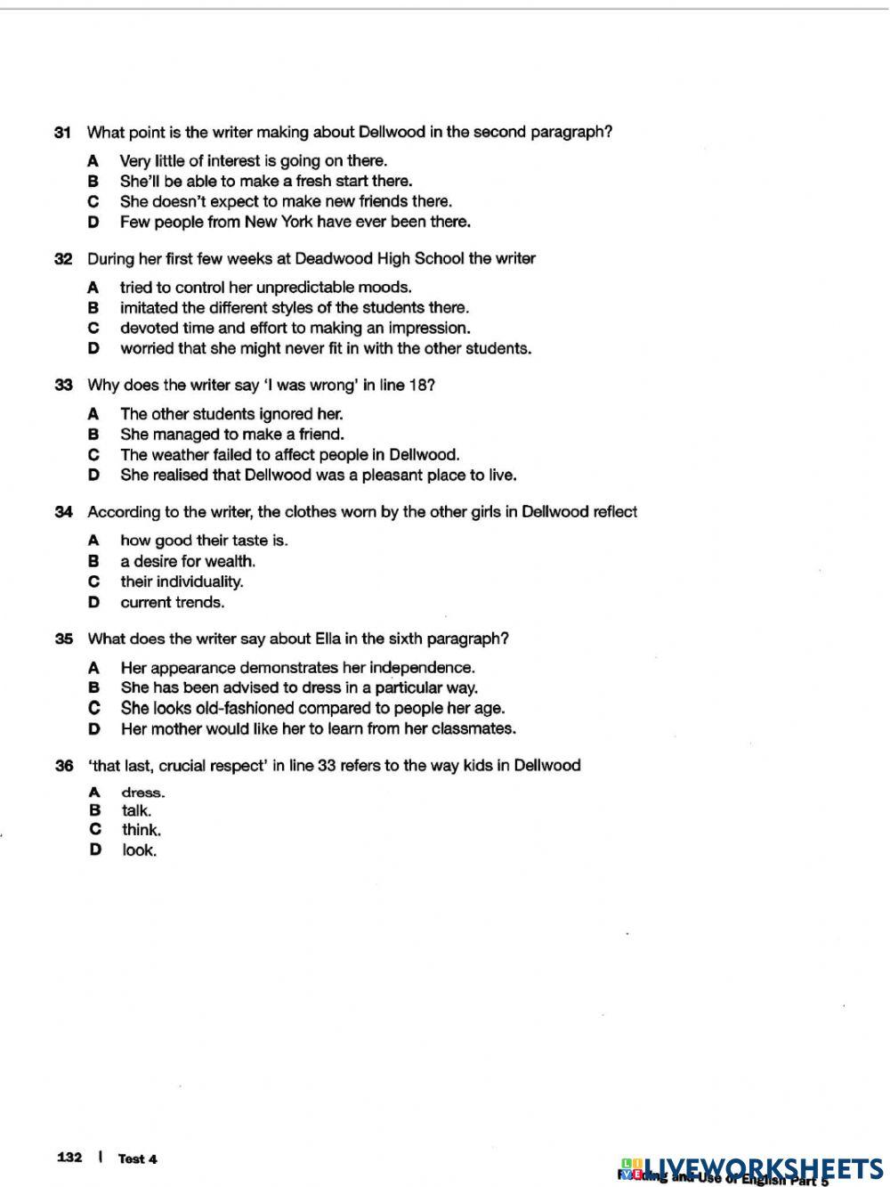 Fce fs trainer 2e t4 reading