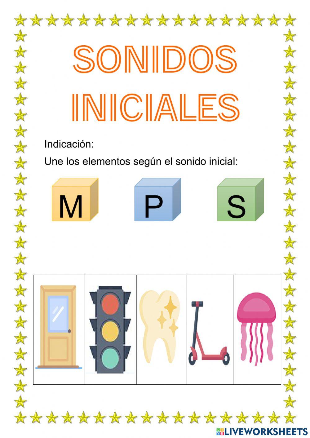 Sonidos iniciales 7020110 Edithpv Live Worksheets Sonidos iniciales 7020110 Edithpv Live Worksheets