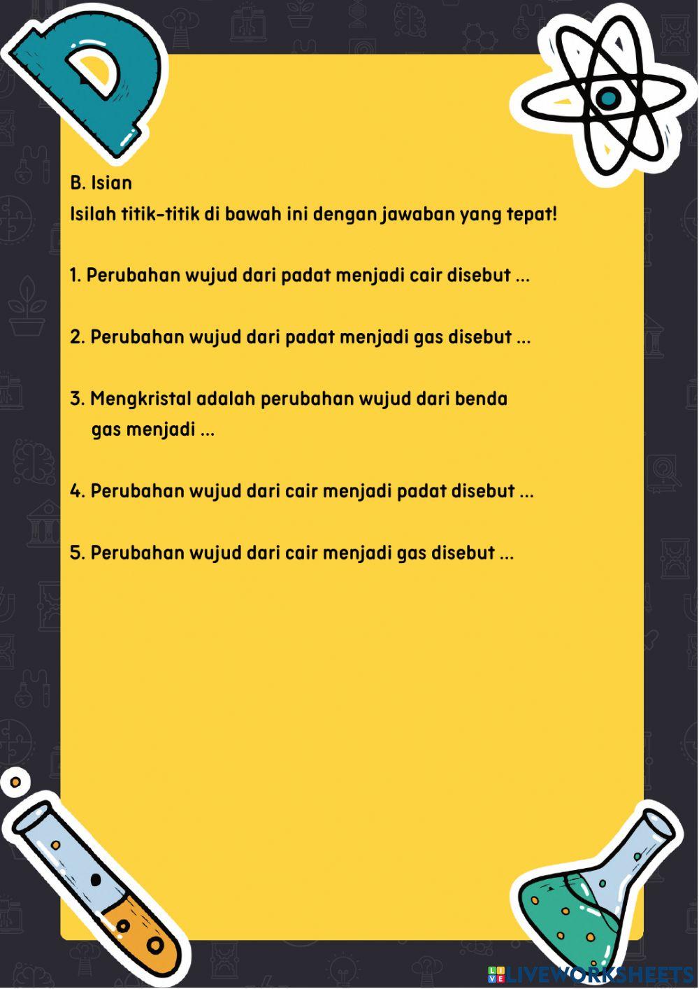 Perubahan Wujud Benda