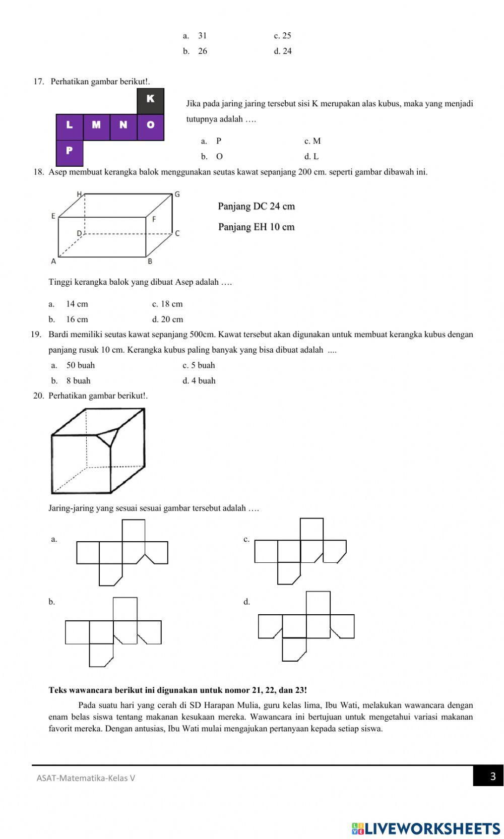 Matematika kelas 5