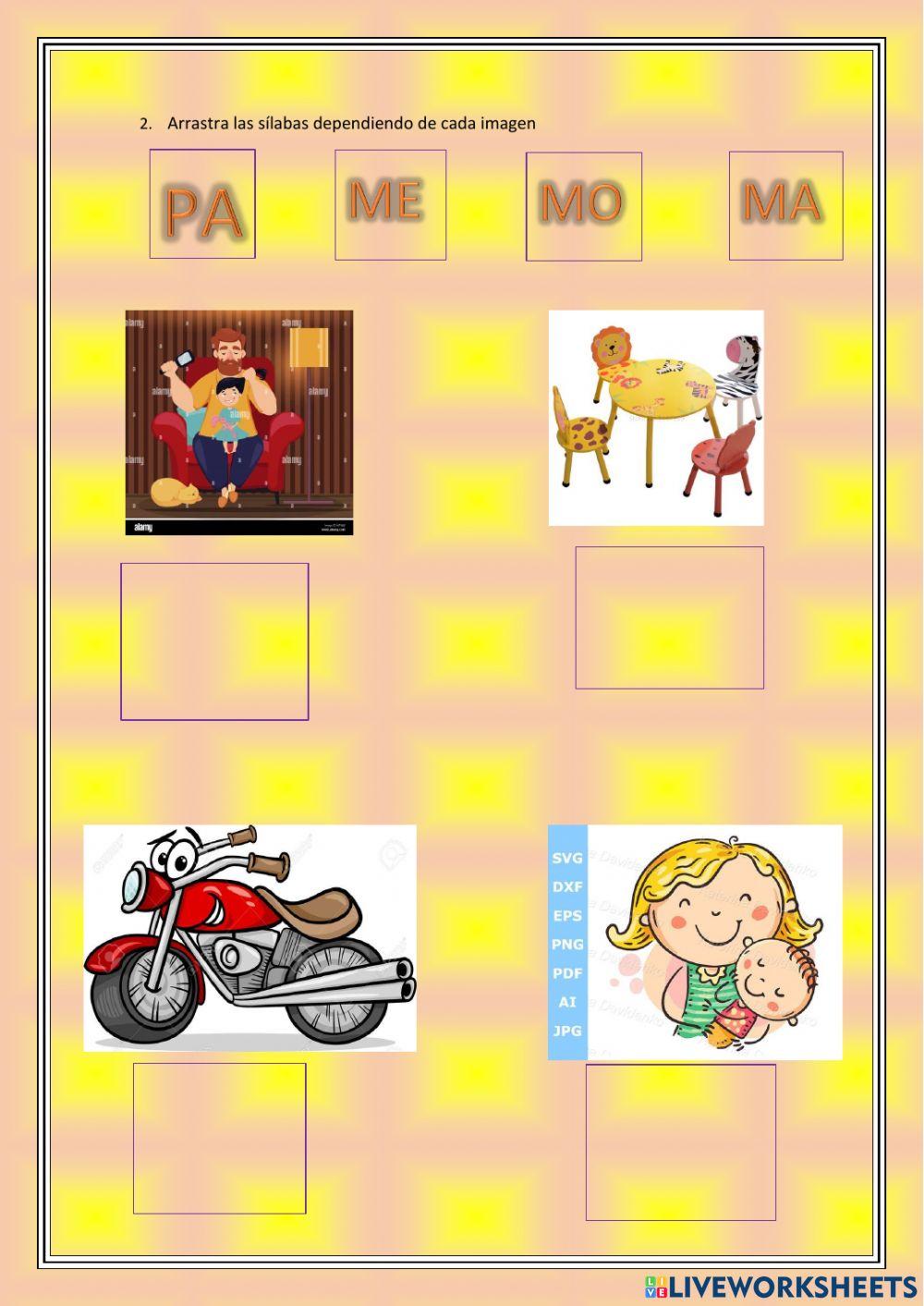 Las vocales y silabas