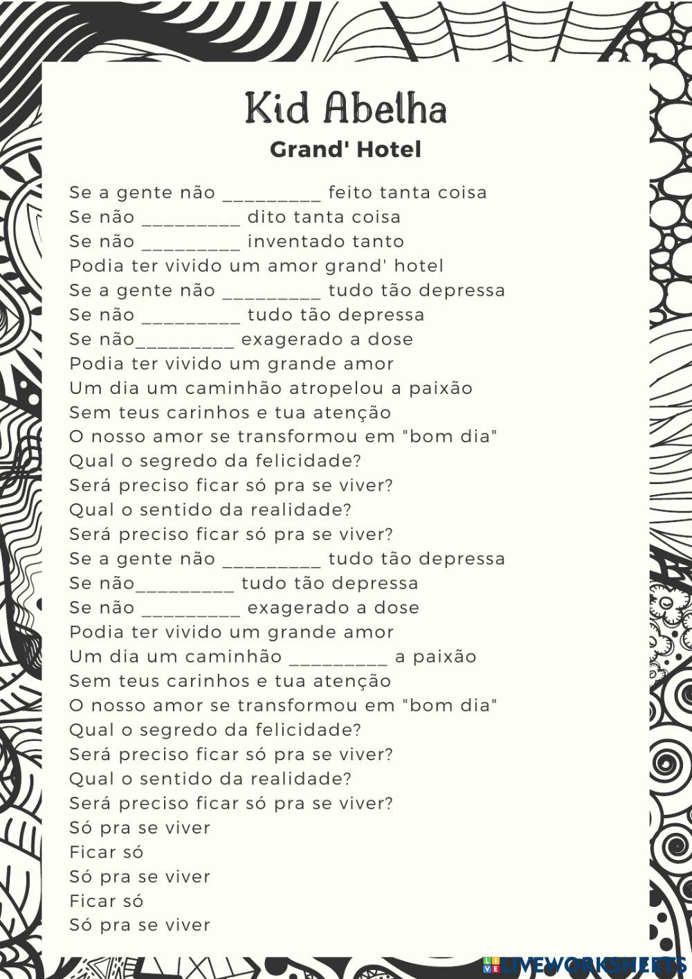 Kid Abelha - Pretérito Imperfeito do Subjuntivo