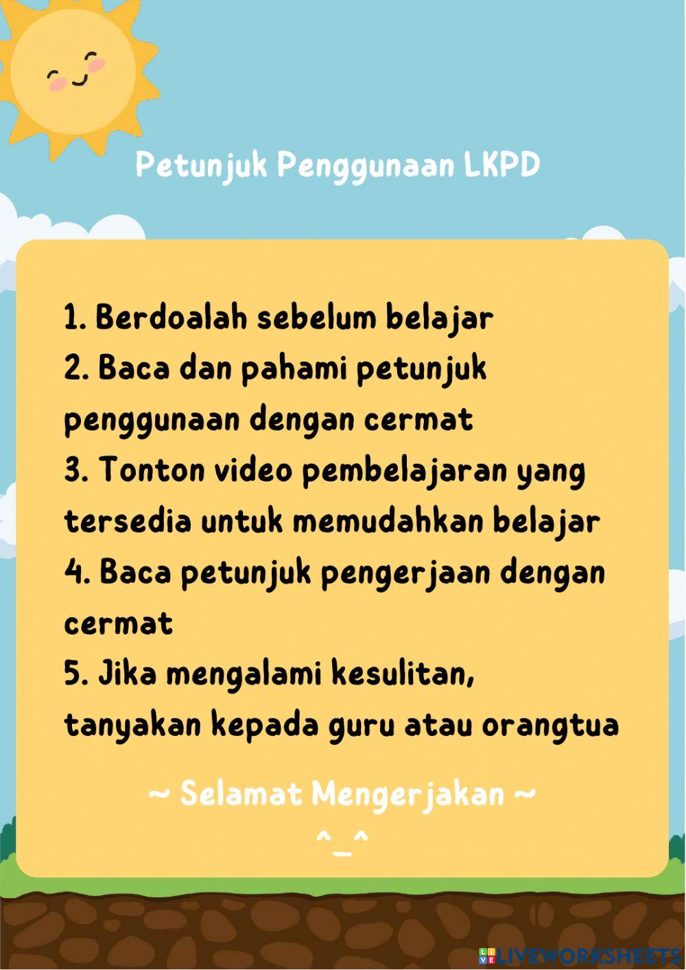 LKPD IPA Bagian-bagian Tumbuhan Tema 3 Subtema 1