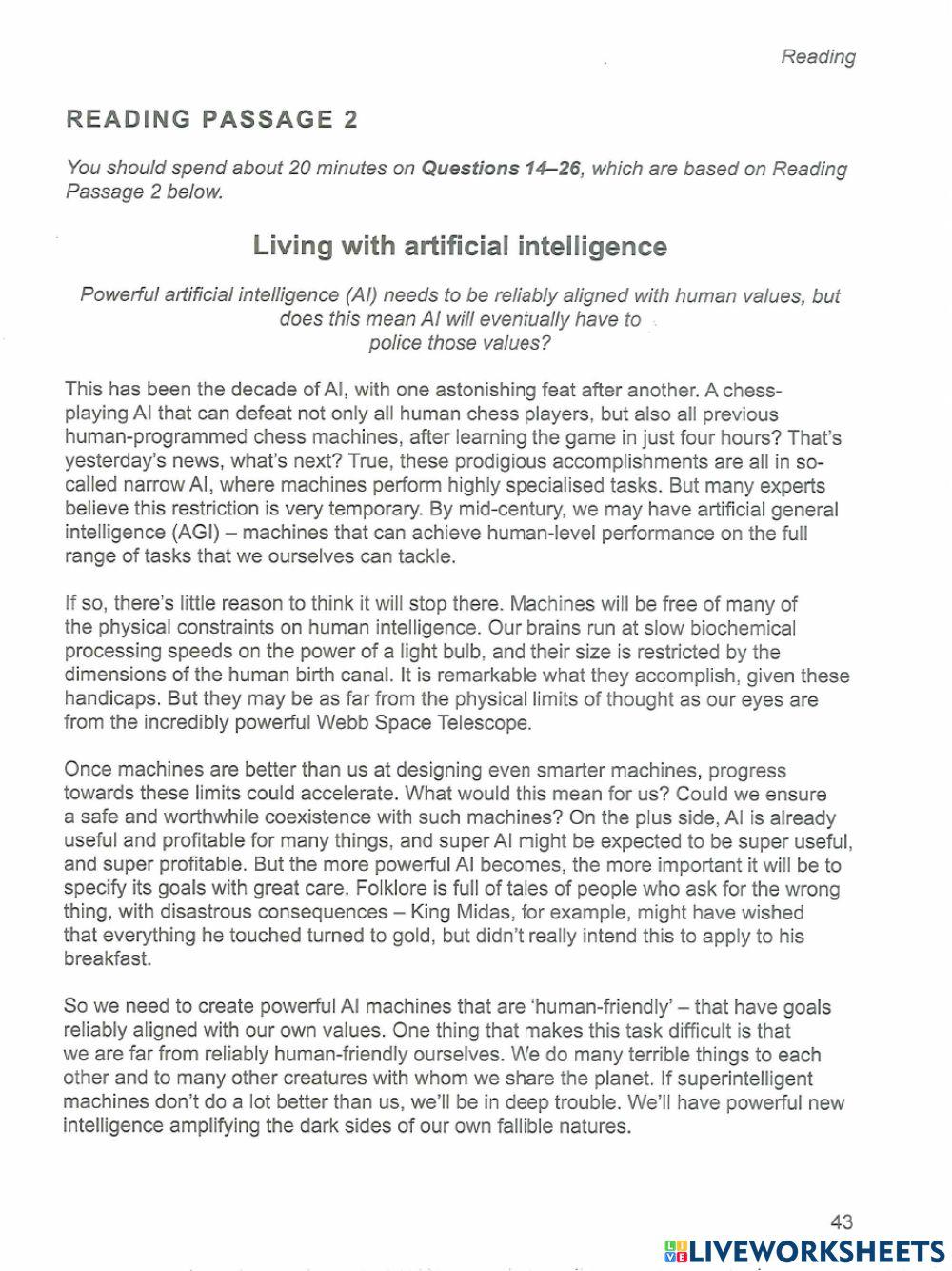 IELTS Cam 18 - reading test 2.1