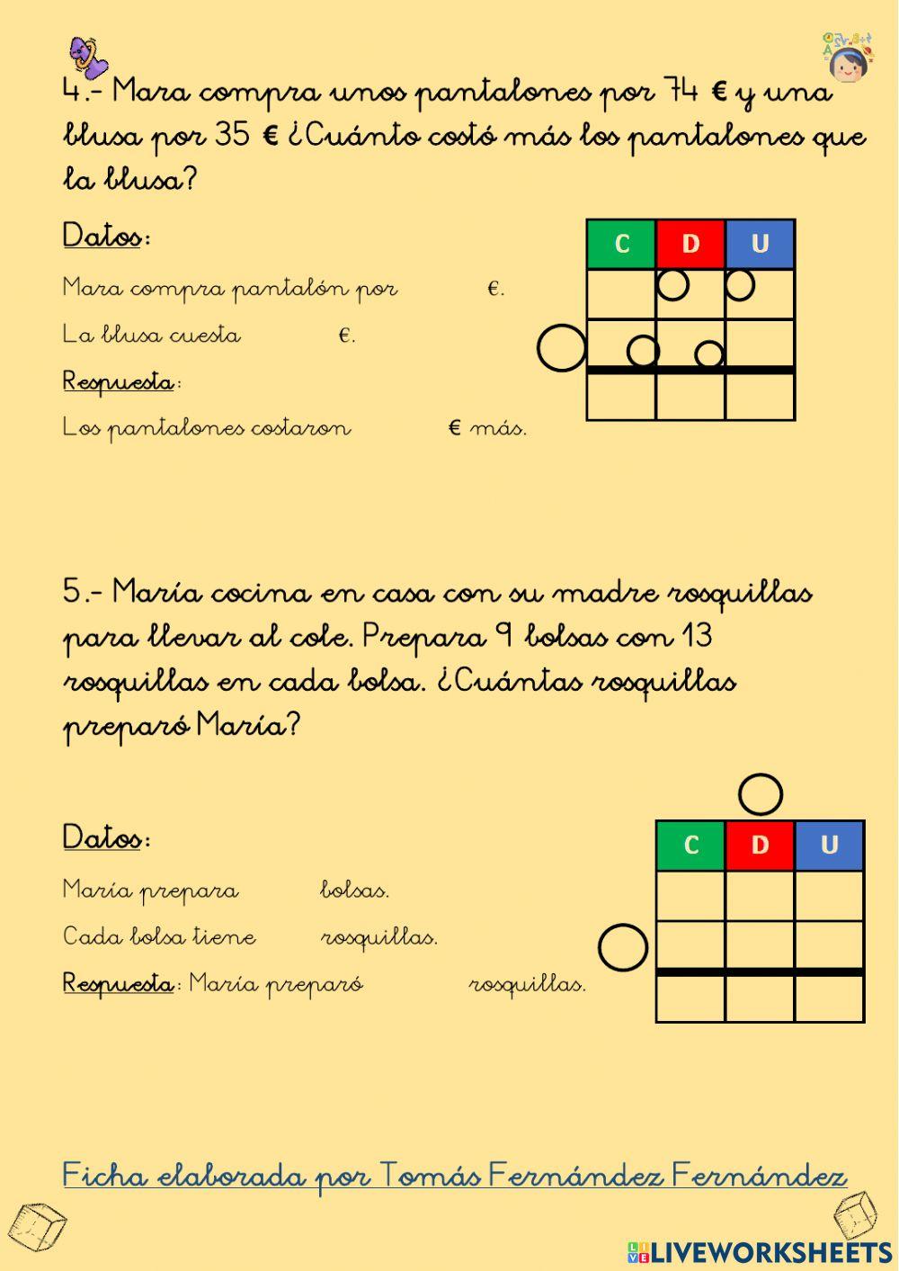 Operaciones y problemas